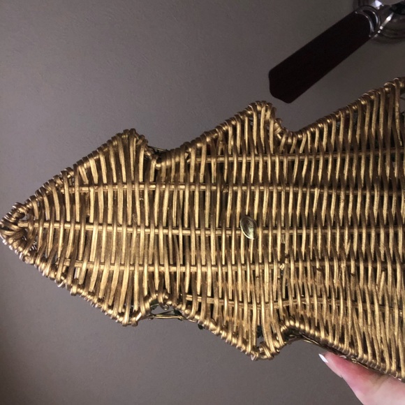 Wicker/Wire Tree-Painted Gold - From Pier 1 - Picture 5 of 5